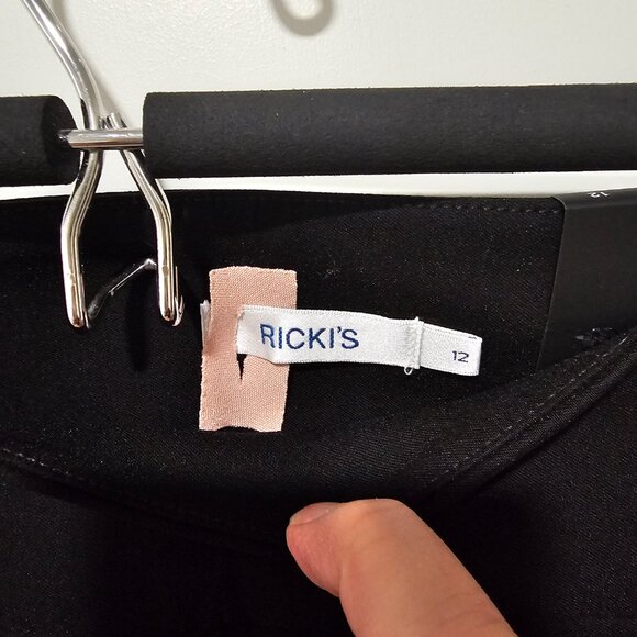 Ricki's black dress pants size 12S - Picture 3 of 9
